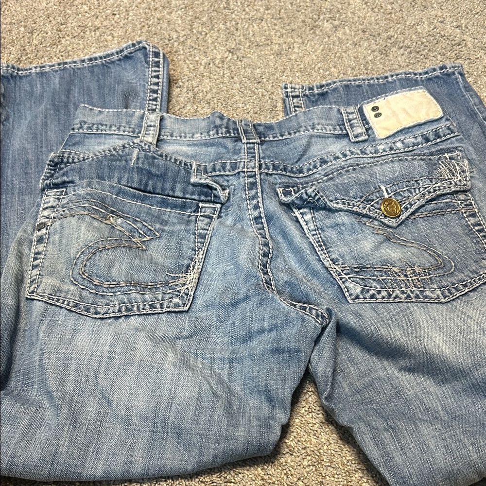 Silver Jeans Light Blue Relaxed Fit Men's Jeans